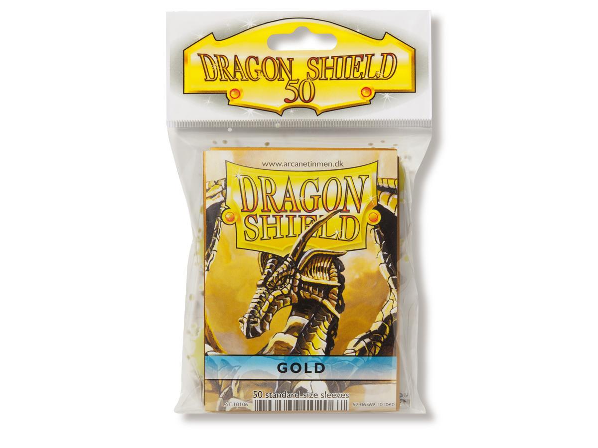 Dragon Shield Classic Sleeve - Gold ‘Potifex’ 50ct - Devastation Store | Devastation Store