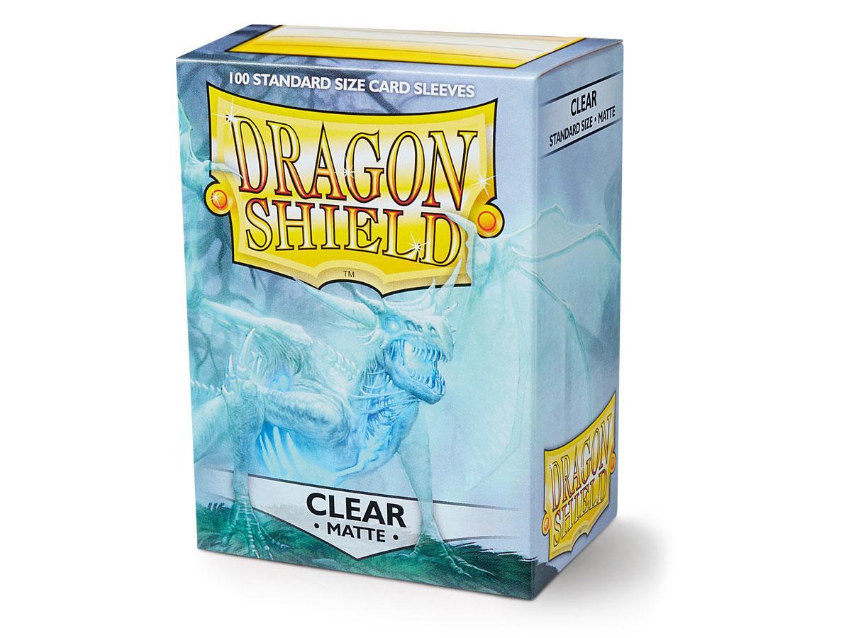 Dragon Shield Matte Sleeve - Clear ‘Angrozh’ 100ct - Devastation Store | Devastation Store