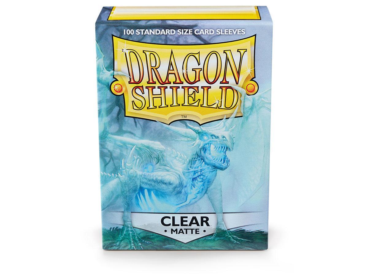 Dragon Shield Matte Sleeve - Clear ‘Angrozh’ 100ct - Devastation Store | Devastation Store