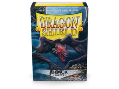 Dragon Shield Matte Sleeve - Black ‘Rhipodon’ 100ct - Devastation Store | Devastation Store