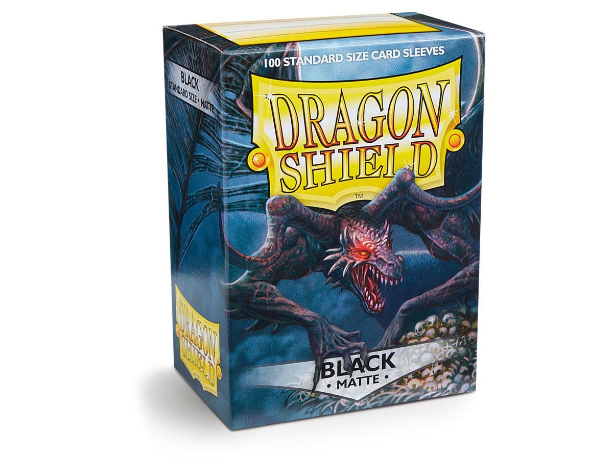 Dragon Shield Matte Sleeve - Black ‘Rhipodon’ 100ct - Devastation Store | Devastation Store