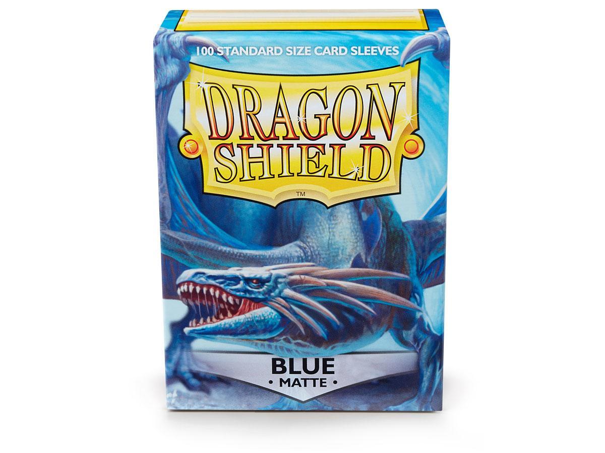 Dragon Shield Matte Sleeve -  Blue ‘Dennaesor’ 100ct - Devastation Store | Devastation Store