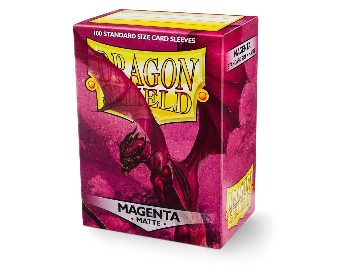 Dragon Shield Matte Sleeve - Magenta ‘Fuchsin’ 100ct - Devastation Store | Devastation Store