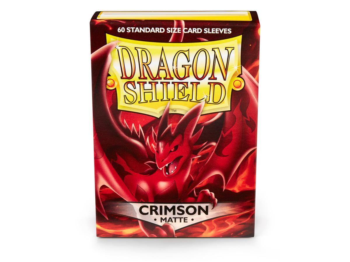 Dragon Shield Matte Sleeve - Crimson ‘Logi’ 60ct - Devastation Store | Devastation Store