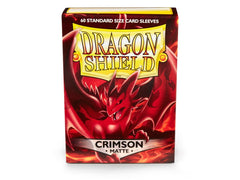 Dragon Shield Matte Sleeve - Crimson ‘Logi’ 60ct - Devastation Store | Devastation Store