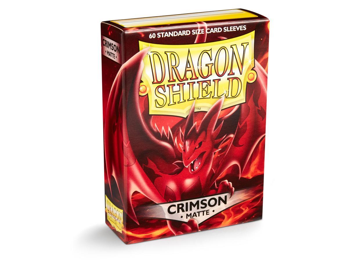 Dragon Shield Matte Sleeve - Crimson ‘Logi’ 60ct - Devastation Store | Devastation Store