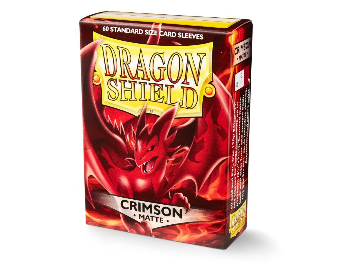 Dragon Shield Matte Sleeve - Crimson ‘Logi’ 60ct - Devastation Store | Devastation Store