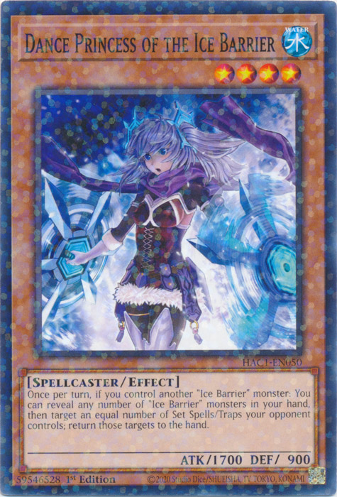 Dance Princess of the Ice Barrier (Duel Terminal) [HAC1-EN050] Common | Devastation Store