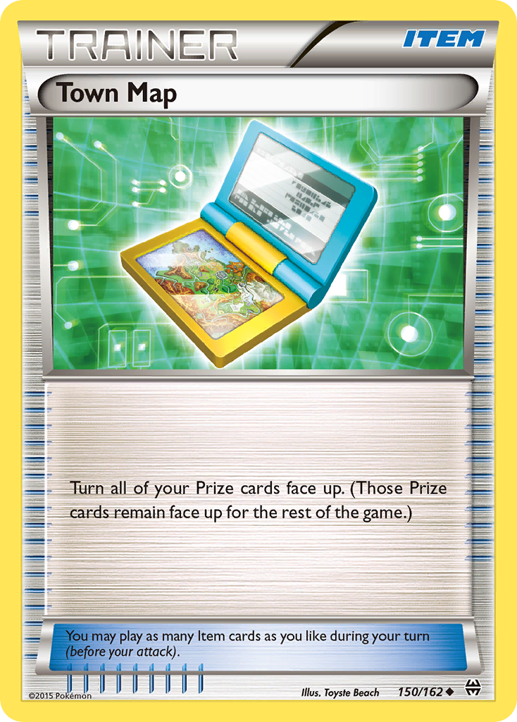 Town Map (150/162) [XY: BREAKthrough] | Devastation Store