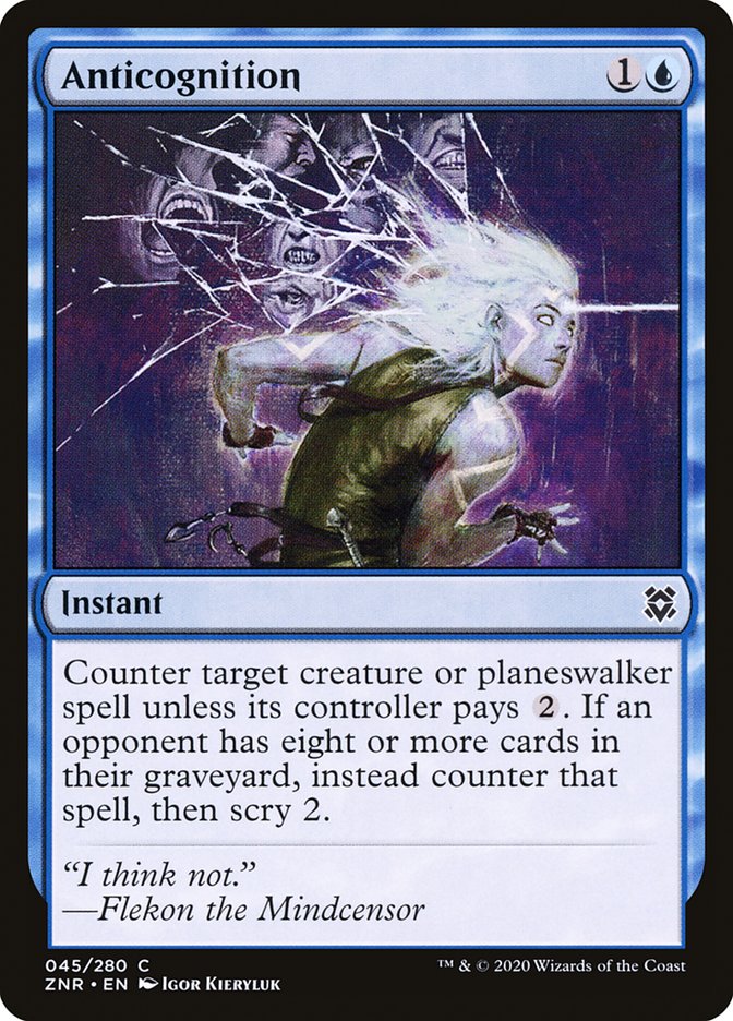 Anticognition [Zendikar Rising] | Devastation Store