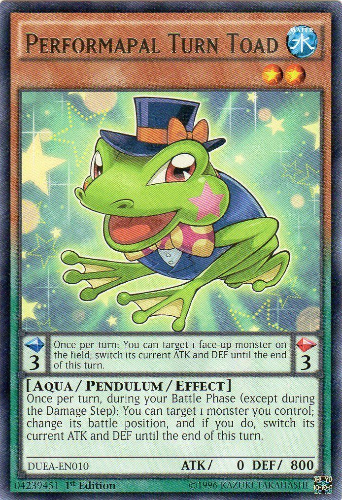 Performapal Turn Toad [DUEA-EN010] Rare | Devastation Store