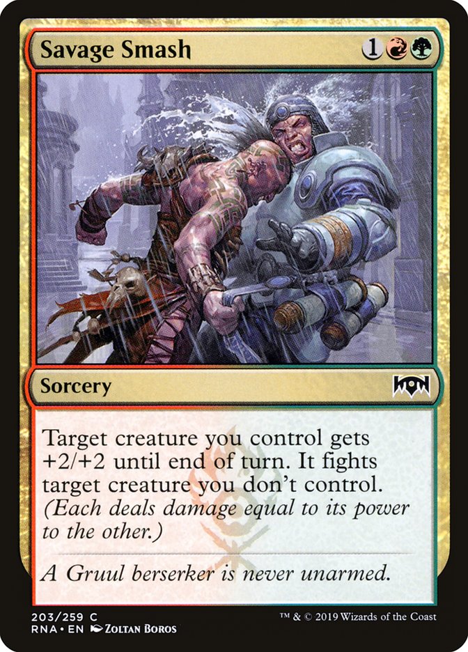 Savage Smash [Ravnica Allegiance] | Devastation Store