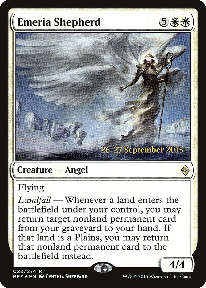 Emeria Shepherd  [Battle for Zendikar Prerelease Promos] - Devastation Store | Devastation Store