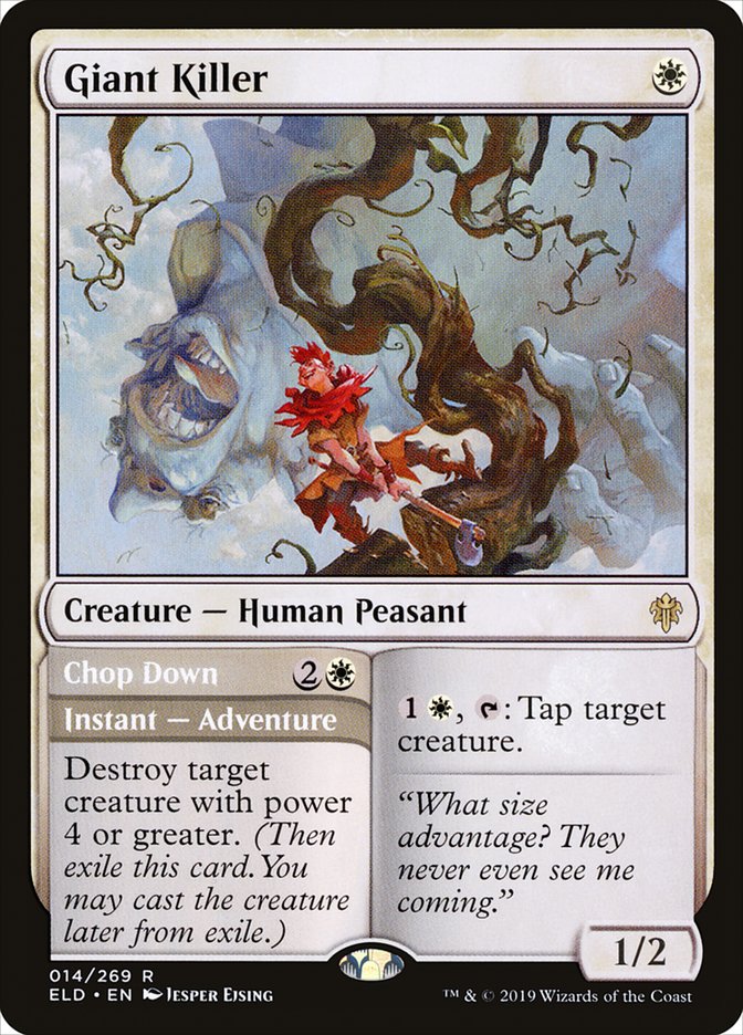 Giant Killer // Chop Down [Throne of Eldraine] | Devastation Store