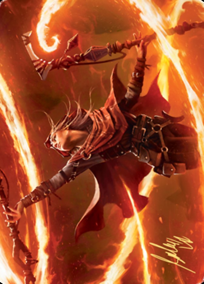 Magmatic Channeler Art Card (Gold-Stamped Signature) [Zendikar Rising Art Series] | Devastation Store