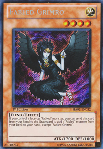 Fabled Grimro [HA02-EN032] Secret Rare | Devastation Store