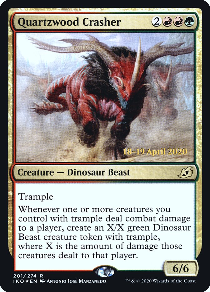 Quartzwood Crasher  [Ikoria: Lair of Behemoths Prerelease Promos] | Devastation Store