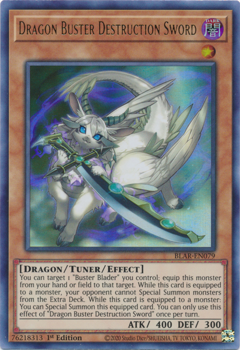 Dragon Buster Destruction Sword [BLAR-EN079] Ultra Rare | Devastation Store