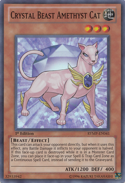Crystal Beast Amethyst Cat [RYMP-EN041] Super Rare | Devastation Store