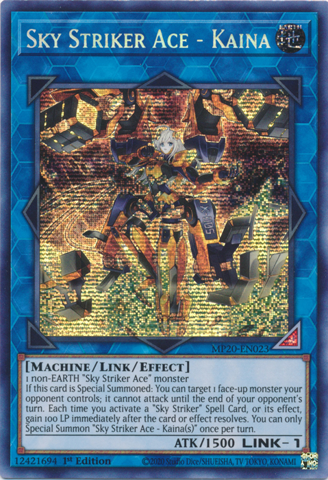 Sky Striker Ace - Kaina [MP20-EN023] Prismatic Secret Rare | Devastation Store