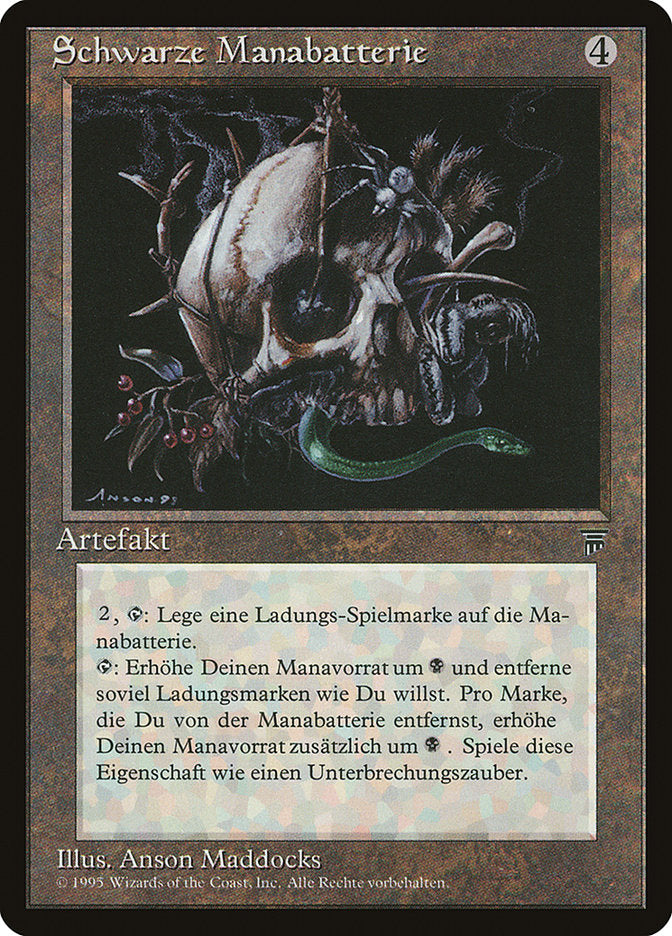 Black Mana Battery (German) - "Schwarze Manabatterie" [Renaissance] | Devastation Store