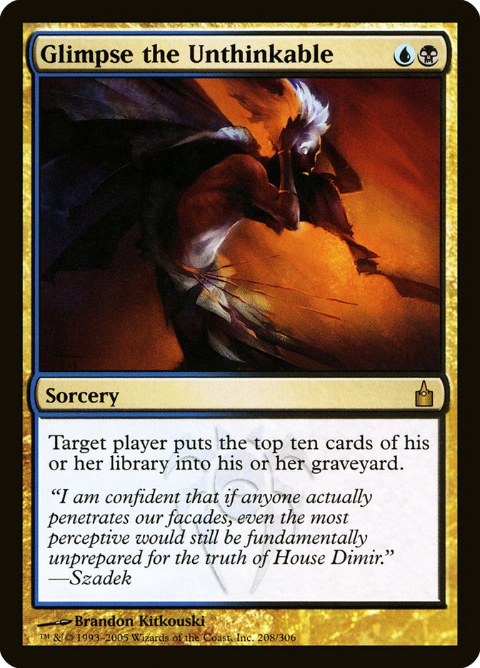 Glimpse the Unthinkable [Ravnica: City of Guilds] - Devastation Store | Devastation Store