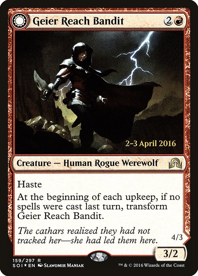 Geier Reach Bandit // Vildin-Pack Alpha [Shadows over Innistrad Prerelease Promos] | Devastation Store