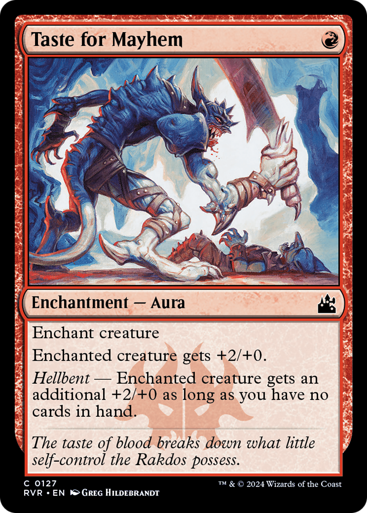 Taste for Mayhem [Ravnica Remastered] | Devastation Store