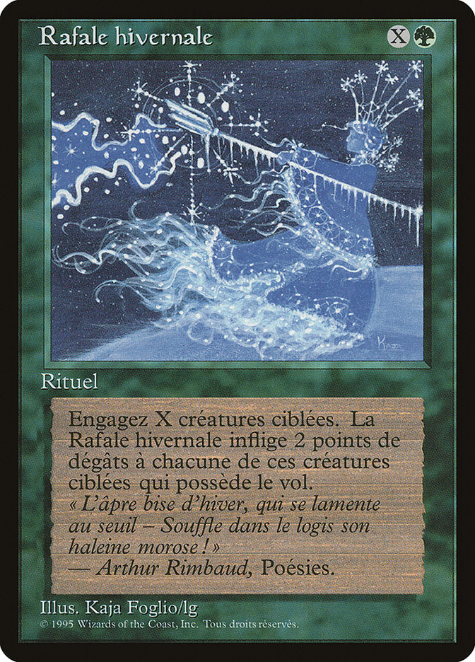 Winter Blast (French) - "Rafale hivernale" [Renaissance] | Devastation Store