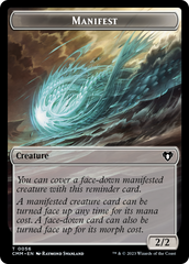Manifest // Phyrexian Germ Double-Sided Token [Commander Masters Tokens] | Devastation Store