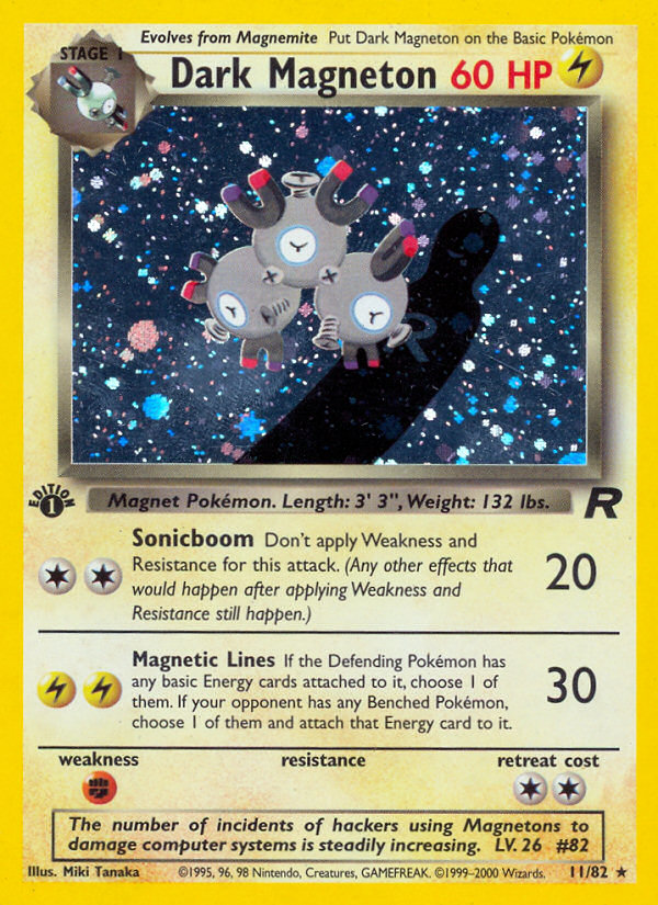 Dark Magneton (11/82) [Team Rocket 1st Edition] | Devastation Store