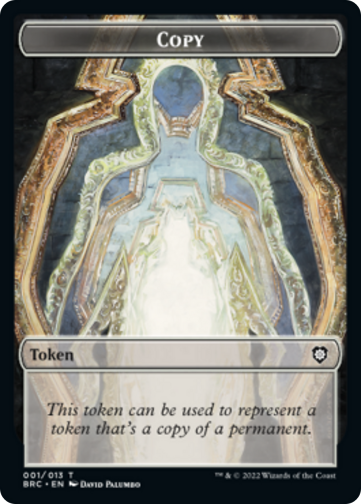 Copy // Powerstone Double-Sided Token [The Brothers' War Commander Tokens] | Devastation Store