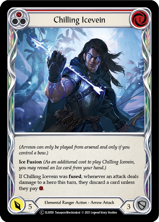 Chilling Icevein (Red) [U-ELE050] Unlimited Normal | Devastation Store