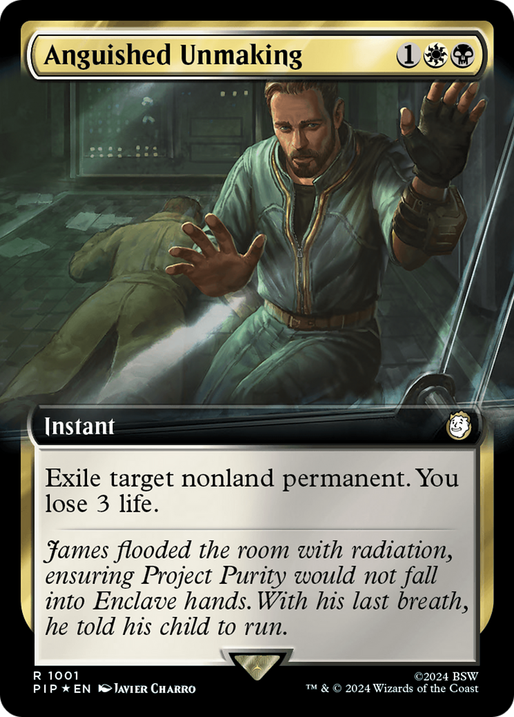 Anguished Unmaking (Extended Art) (Surge Foil) [Fallout] | Devastation Store