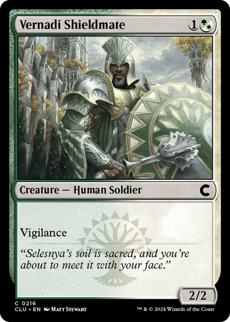 Vernadi Shieldmate [Ravnica: Clue Edition] | Devastation Store