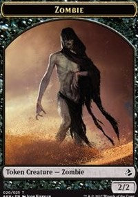 Zombie // Trueheart Duelist Token [Amonkhet Tokens] | Devastation Store