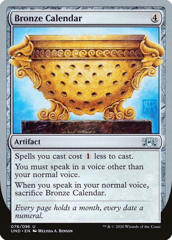 Bronze Calendar [Unsanctioned] | Devastation Store