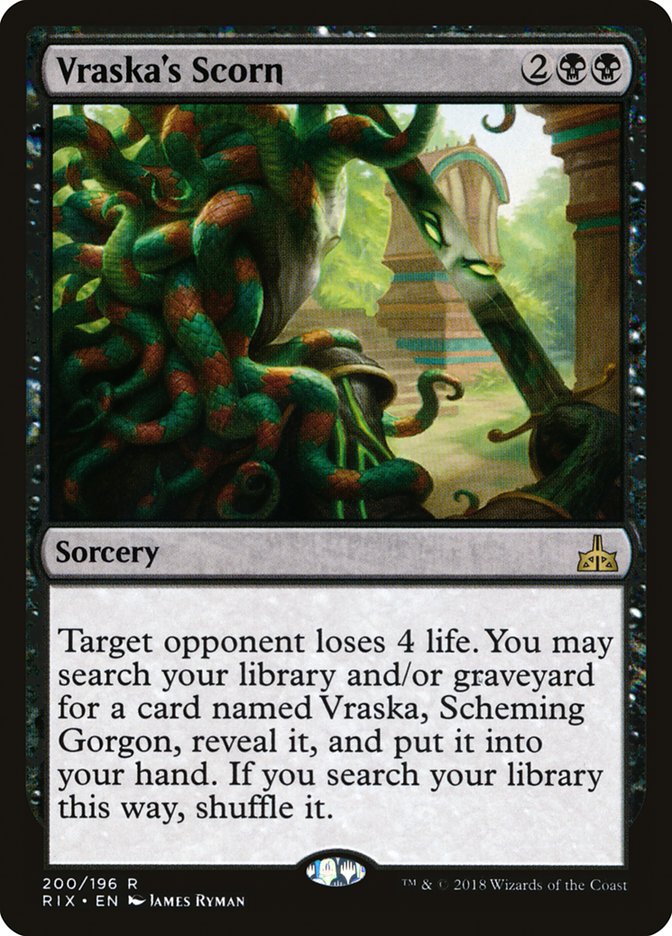 Vraska's Scorn [Rivals of Ixalan] - Devastation Store | Devastation Store