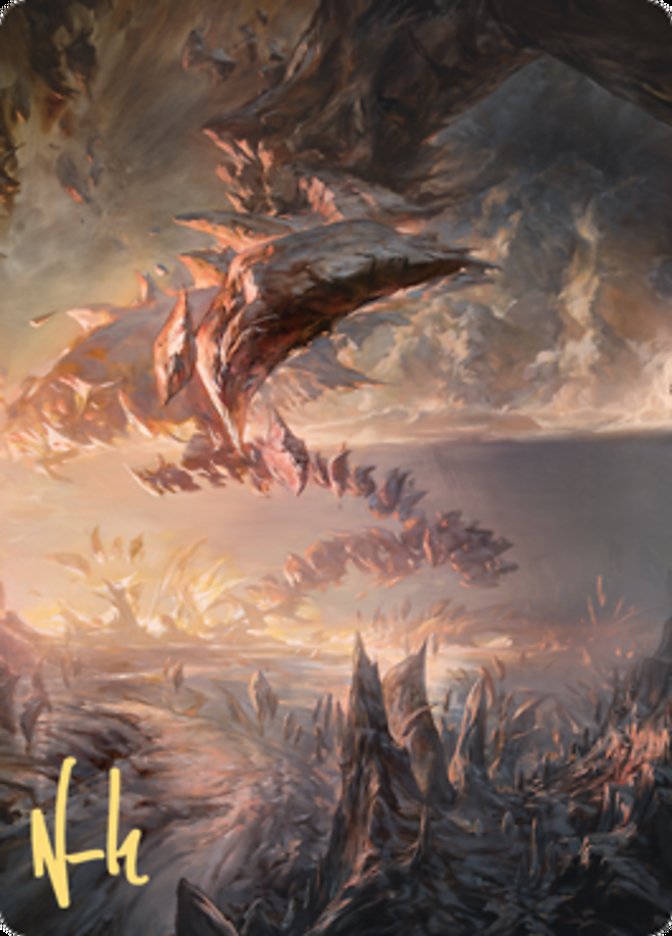 Needleverge Pathway Art Card (Gold-Stamped Signature) [Zendikar Rising Art Series] | Devastation Store