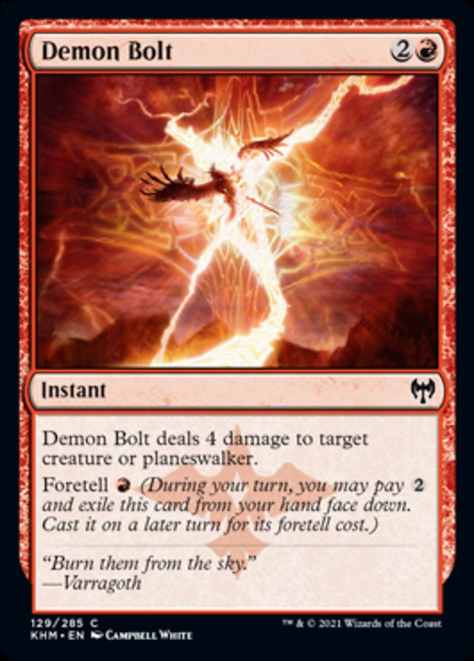 Demon Bolt [Kaldheim] | Devastation Store