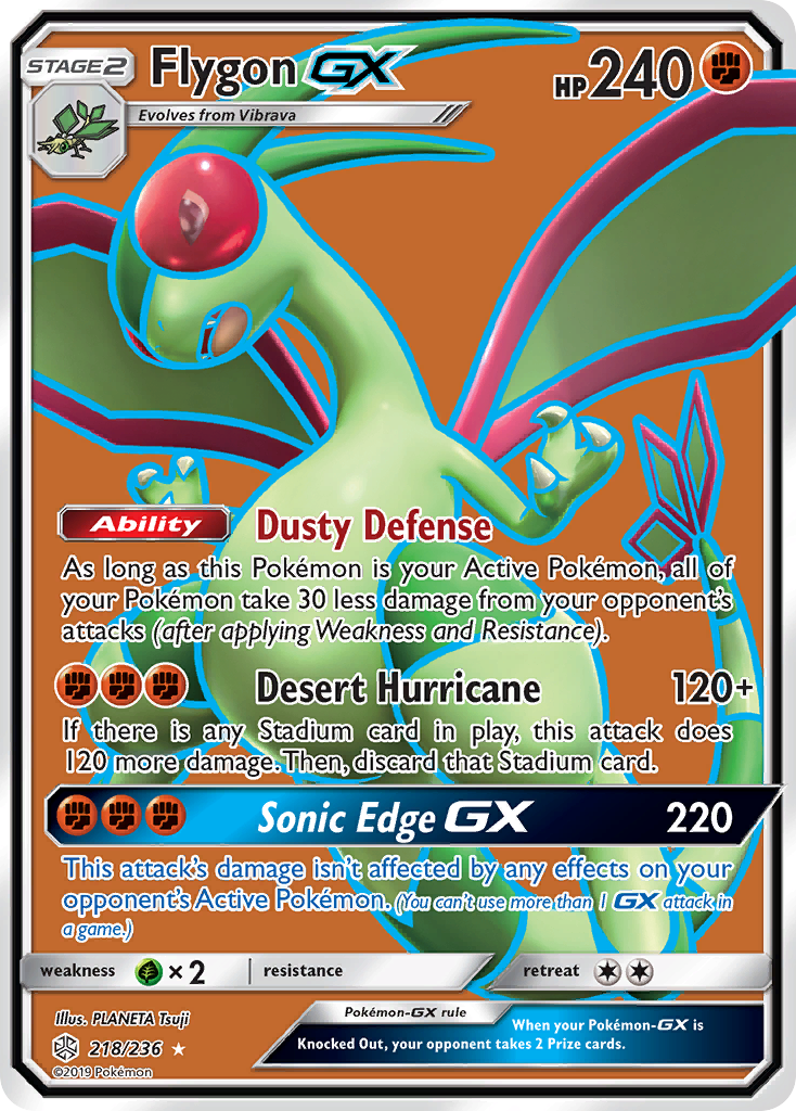 Flygon GX (218/236) [Sun & Moon: Cosmic Eclipse] | Devastation Store