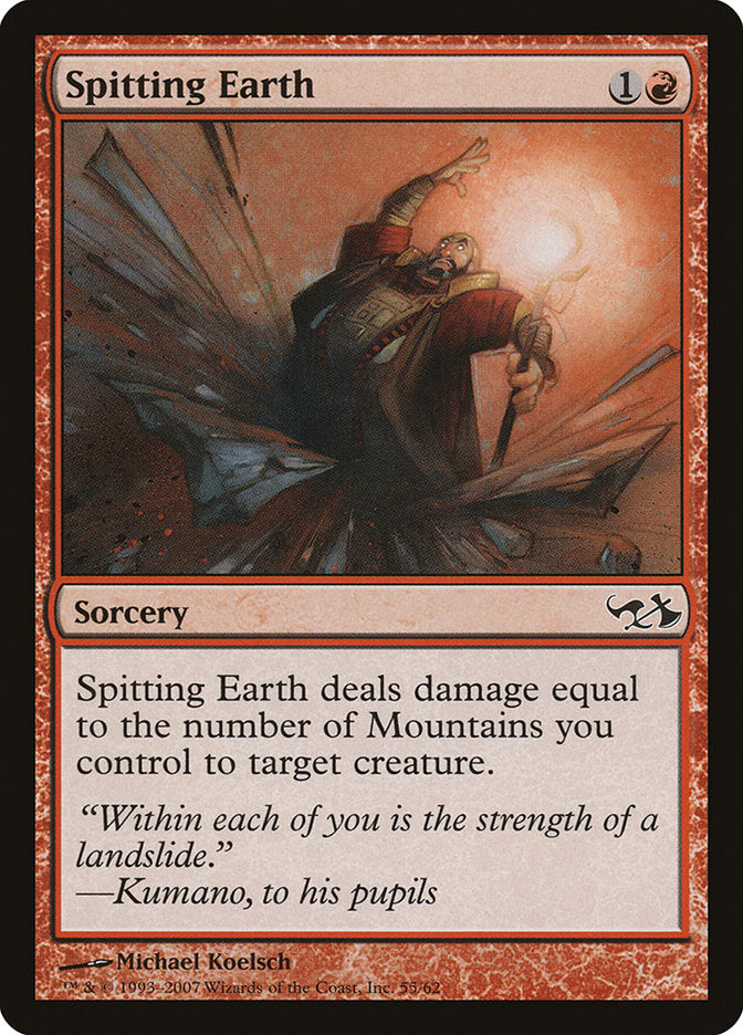 Spitting Earth [Duel Decks: Elves vs. Goblins] - Devastation Store | Devastation Store