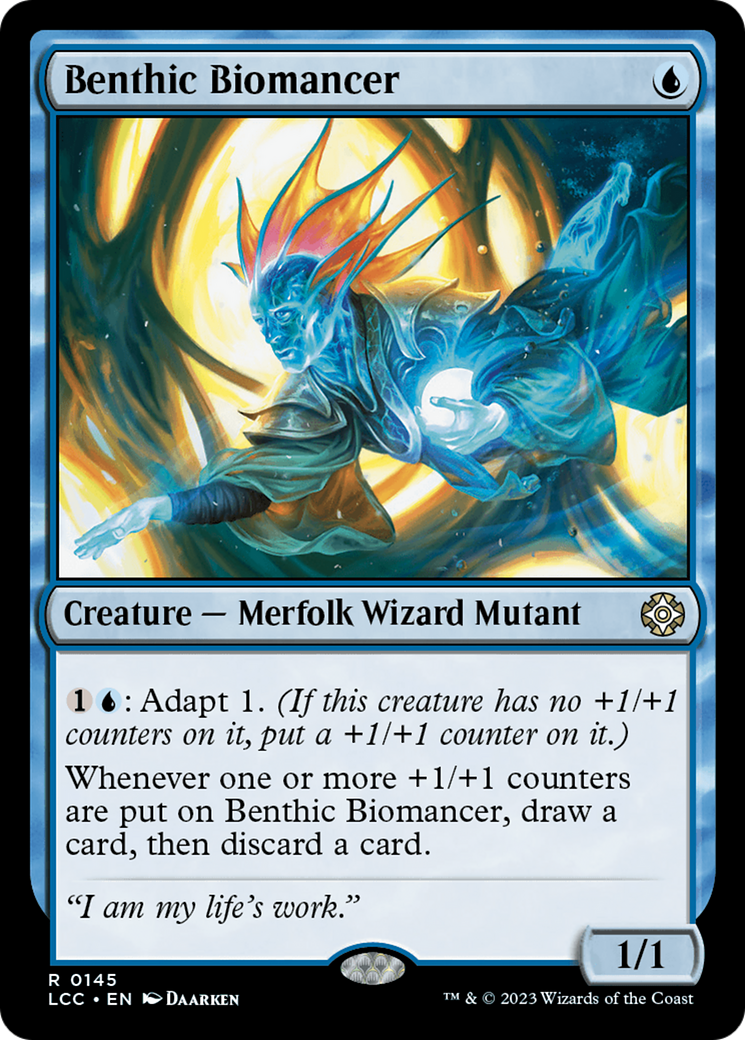 Benthic Biomancer [The Lost Caverns of Ixalan Commander] | Devastation Store