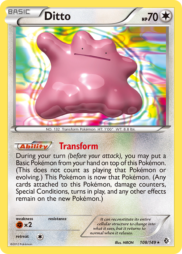 Ditto (108/149) [Black & White: Boundaries Crossed] | Devastation Store