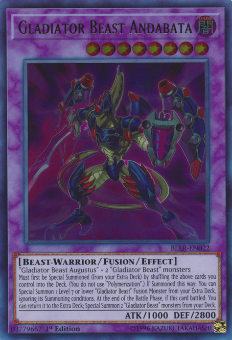 Gladiator Beast Andabata [BLLR-EN022] Ultra Rare | Devastation Store