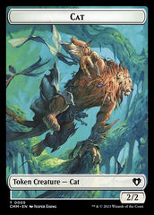 Eldrazi Spawn // Cat (0005) Double-Sided Token [Commander Masters Tokens] | Devastation Store