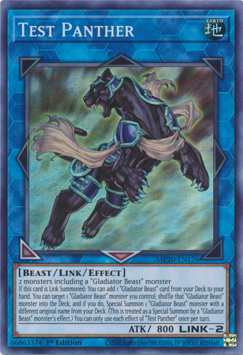 Test Panther [MP20-EN176] Super Rare | Devastation Store