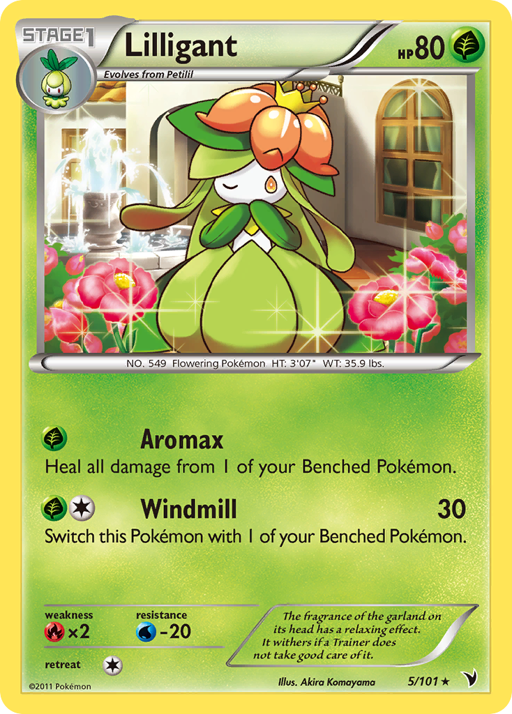 Lilligant (5/101) [Black & White: Noble Victories] | Devastation Store