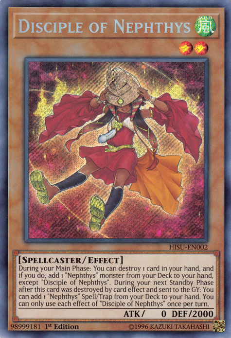 Disciple of Nephthys [HISU-EN002] Secret Rare | Devastation Store