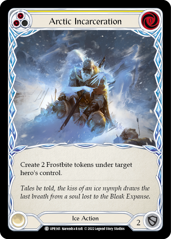 Arctic Incarceration (Yellow) [UPR145] (Uprising)  Rainbow Foil | Devastation Store